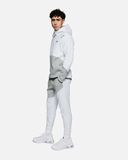 Pantalon Under Armour Unstoppable Fleece – Grau/Weiß - Footkorner
