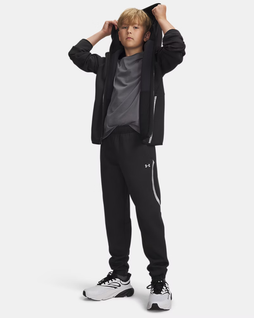 Pantalón Under Armour Unstoppable Fleece Junior - Negro - Footkorner