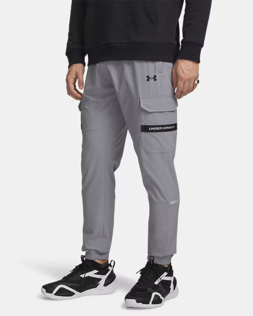 Under Armor Woven Tech Utility Pants - Grey/Black - Footkorner