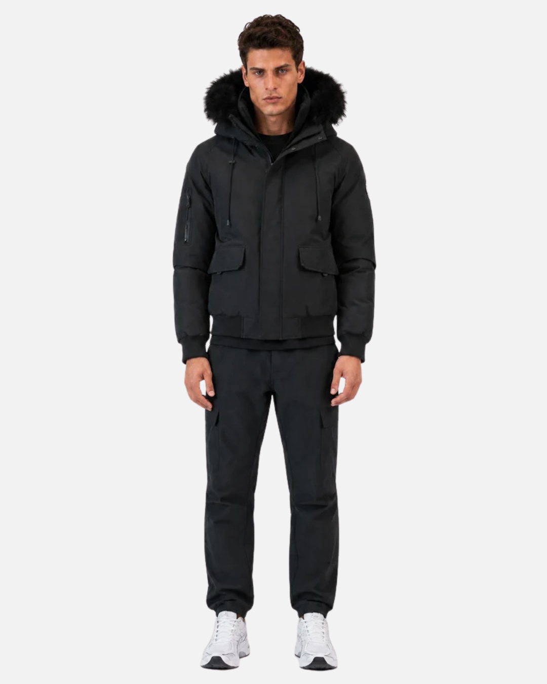 FootkornerParka DoubleHood BOOSTER 01 - Noir