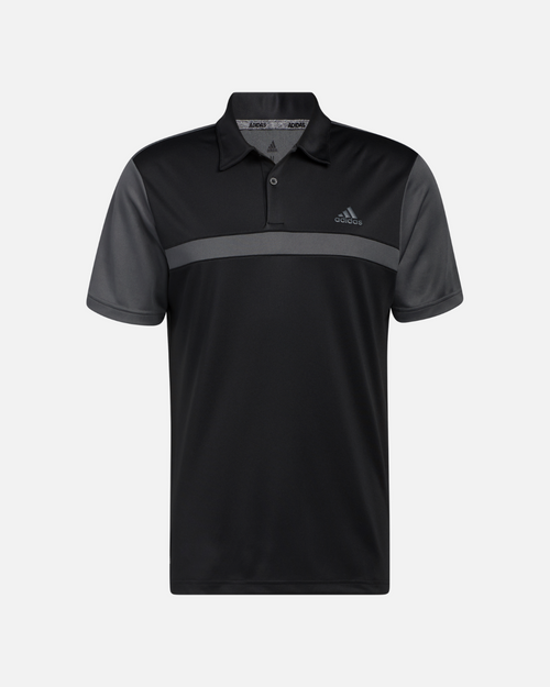 Adidas Colorblock Polo – Schwarz/Grau - Footkorner