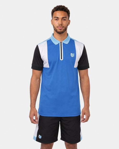 Polo FK Squad - Azul/Blanco/Negro - Footkorner