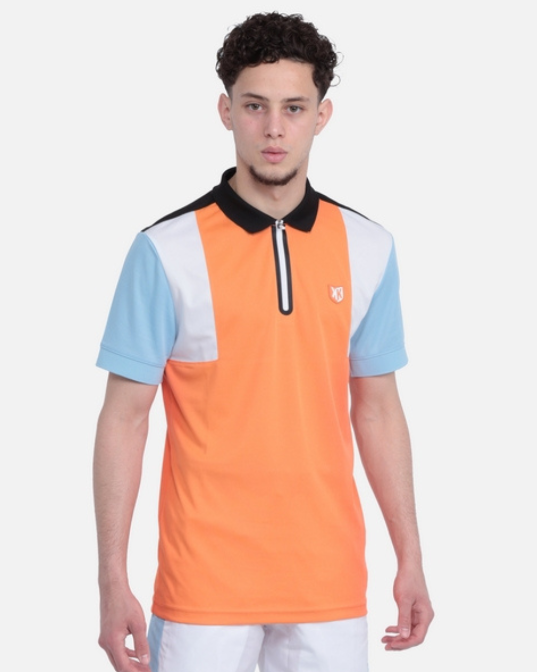 Polo FK Kader – Orange/Weiß/Blau