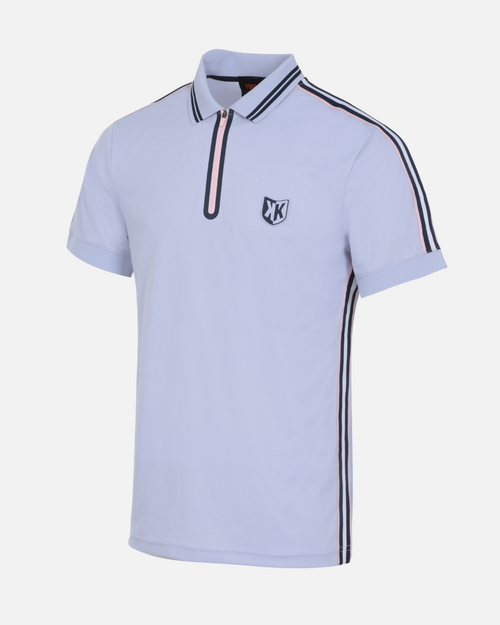 Polo FK Teams - Gris/Noir/Rose - Footkorner
