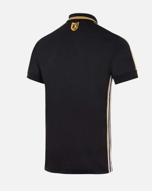 Polo FK Teams - Noir/Blanc/Jaune - Footkorner