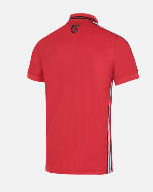 Polo FK Teams - Rouge/Blanc/Noir - Footkorner