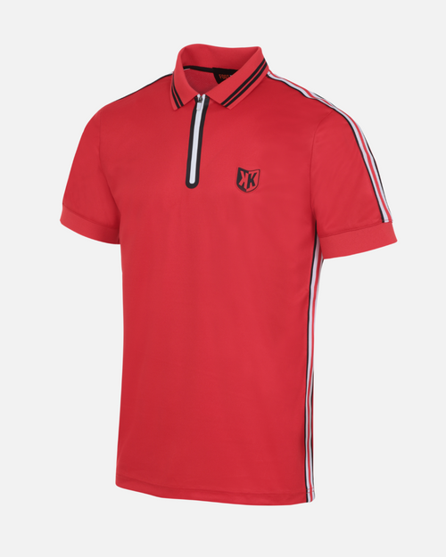 Polo FK Teams - Rouge/Blanc/Noir - Footkorner