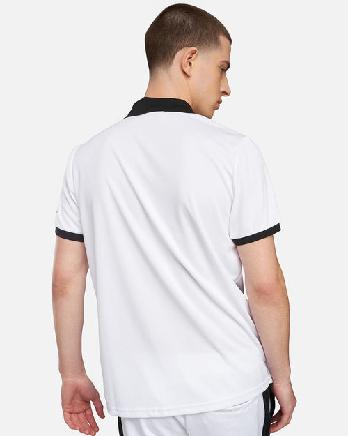 Sergio Tacchini Diamante Polo Shirt - White/Black - Footkorner