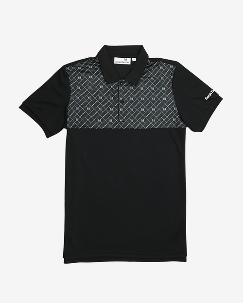 Polo Sergio Tacchini Diamante - Negro/Gris - Footkorner