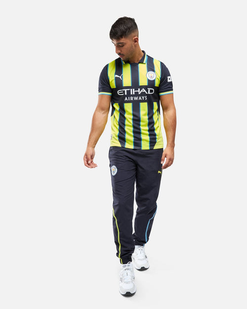 Manchester City Away Jersey 2024/2025 - Yellow/Black/Blue - Footkorner