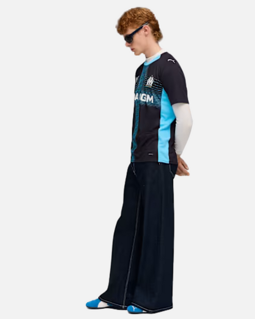 Maillot OM Extérieur 2025/2026 - Marine/Bleu Ciel - Footkorner