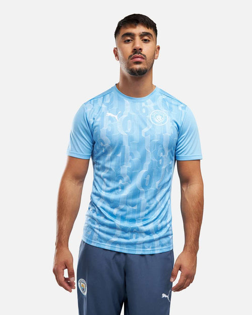 Maillot Pré-Match Manchester City 2024/2025 - Bleu - Footkorner