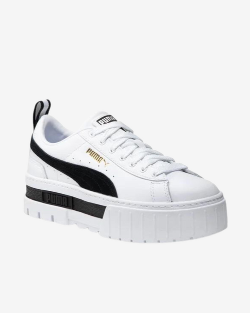 Puma Mayze Lth Donna - Nero/Bianco - Footkorner