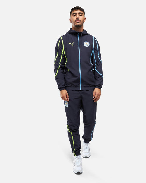 Pantalon de survêtement Manchester City 2024/2025 - Bleu/Jaune - Footkorner