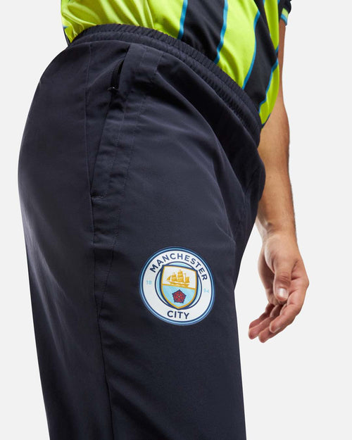 Pantalon de survêtement Manchester City 2024/2025 - Bleu/Jaune - Footkorner