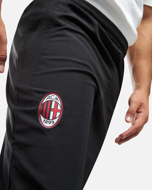 Pantalon de survêtement Milan AC 2024/2025 - Noir/Rouge - Footkorner