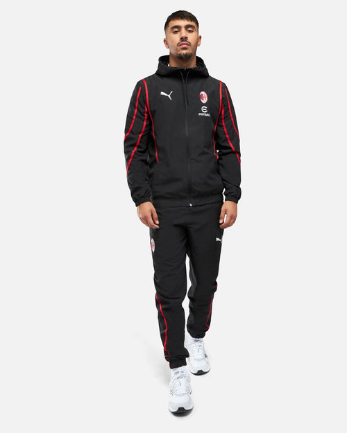 Pantalon de survêtement Milan AC 2024/2025 - Noir/Rouge - Footkorner