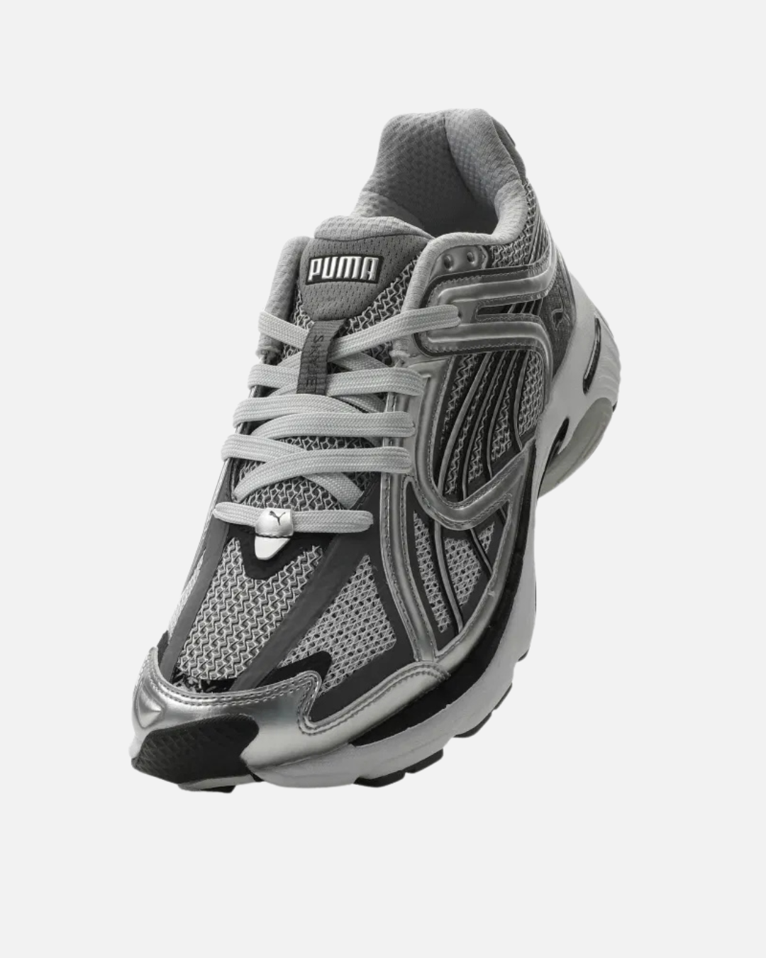 FootkornerPuma Skyjet Prisco – Silber/Weiß/Schwarz