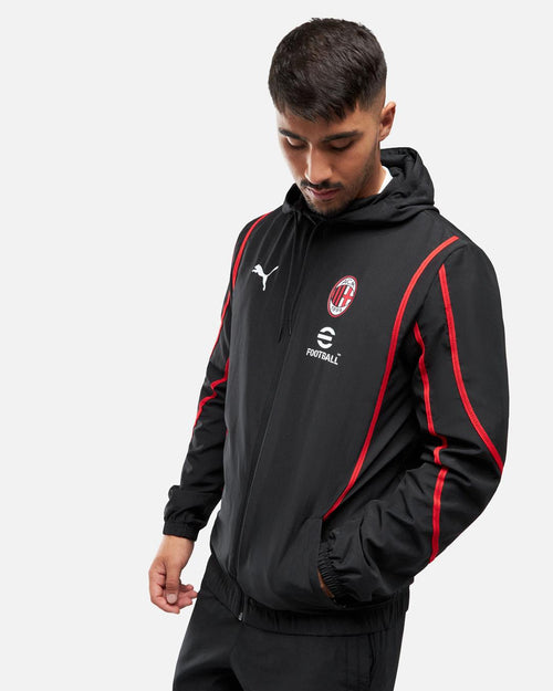 Veste de survêtement AC Milan 2024/2025 - Rouge/Noir - Footkorner
