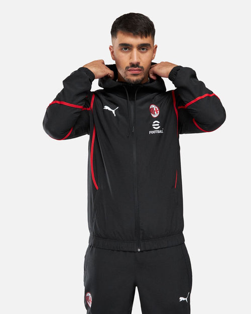 Veste de survêtement AC Milan 2024/2025 - Rouge/Noir - Footkorner