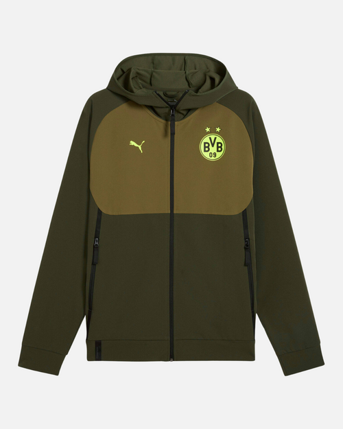 Veste de survêtement Dortmund Tech 2024/2025 - Kaki - Footkorner