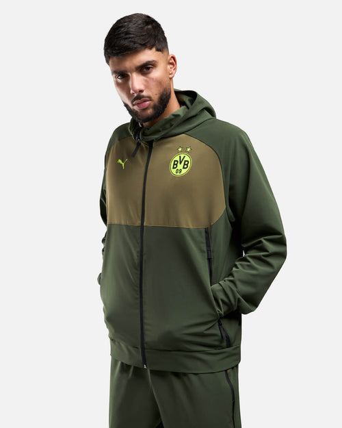 Veste de survêtement Dortmund Tech 2024/2025 - Kaki - Footkorner