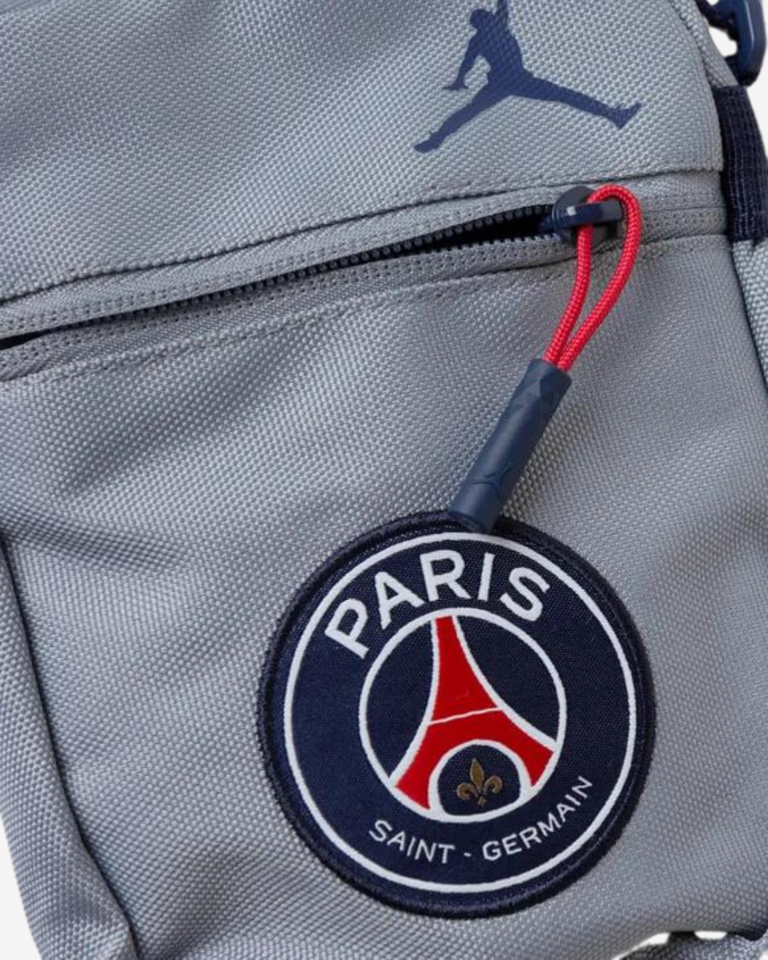Sacoche Nike PSG Jordan Festival Bag Gris Bleu Blanc Footkorner