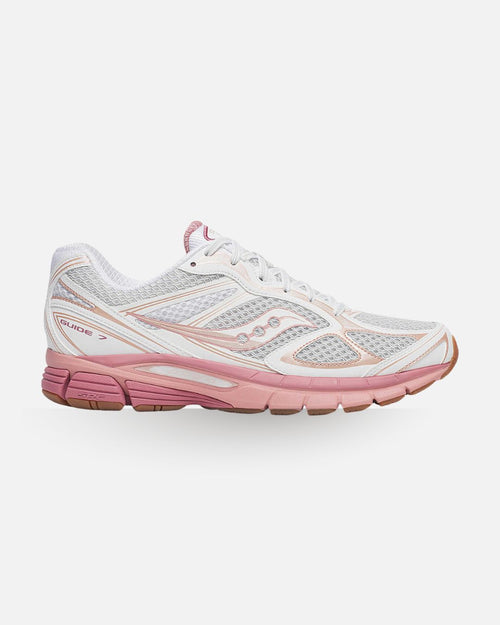 Saucony Progrid Guide 7 - Blanc/Rose - Footkorner