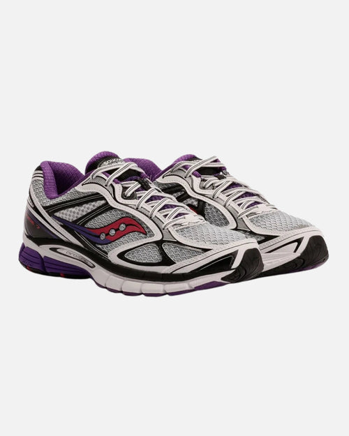 Saucony ProGrid Guide 7 - Gris/Violet/Rouge - Footkorner