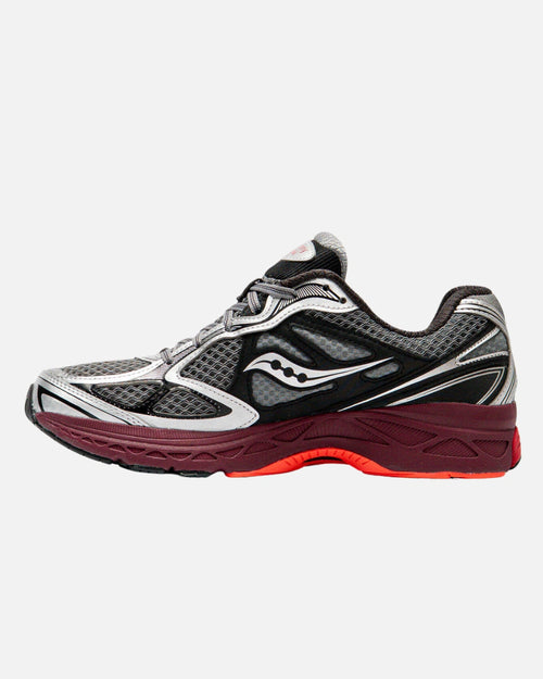 Saucony Progrid Guide 7 - Noir/Argent/Rouge - Footkorner