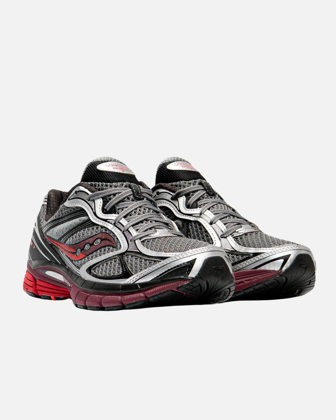 FootkornerSaucony Progrid Guide 7 - Noir/Argent/Rouge