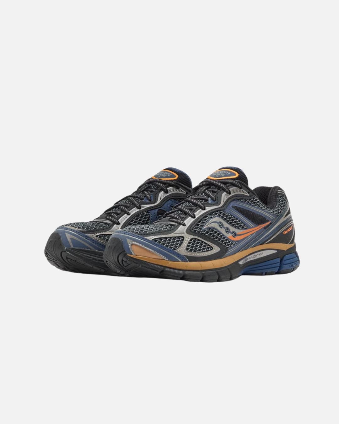 FootkornerSaucony Progrid Guide 7 - Noir/Bleu/Orange