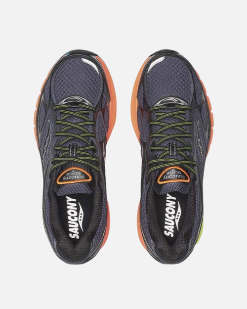Saucony Progrid Guide 7 - Noir/Gris/Orange - Footkorner