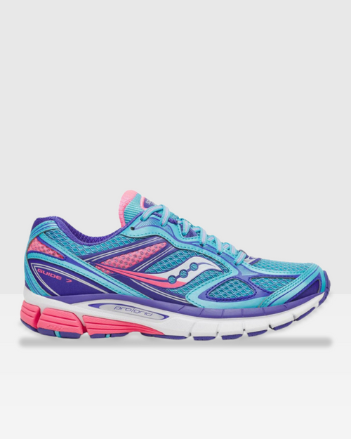 Saucony ProGrid Guide 7 - Turquoise/Rose - Footkorner
