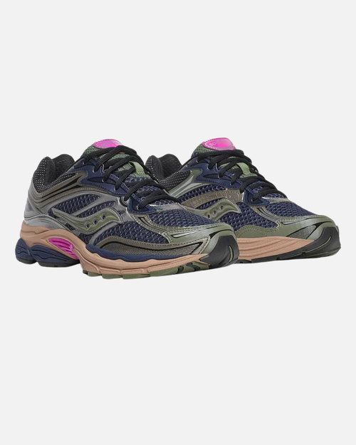 Saucony Progrid Omni 9 - Argenté/Bleu - Footkorner