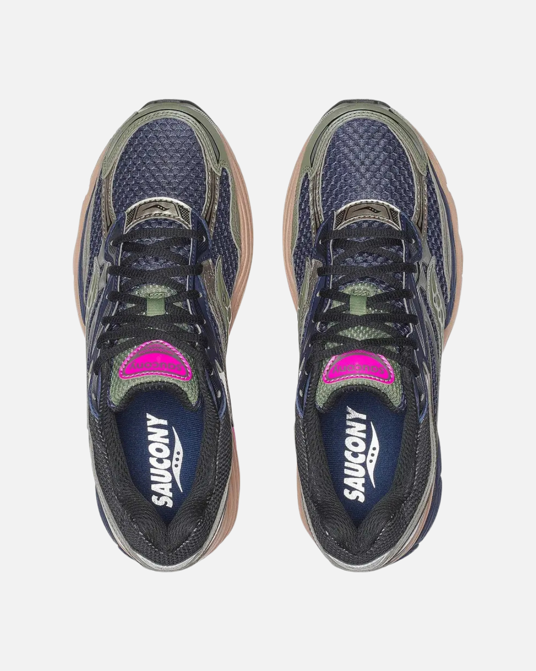 FootkornerSaucony Progrid Omni 9 - Argenté/Bleu