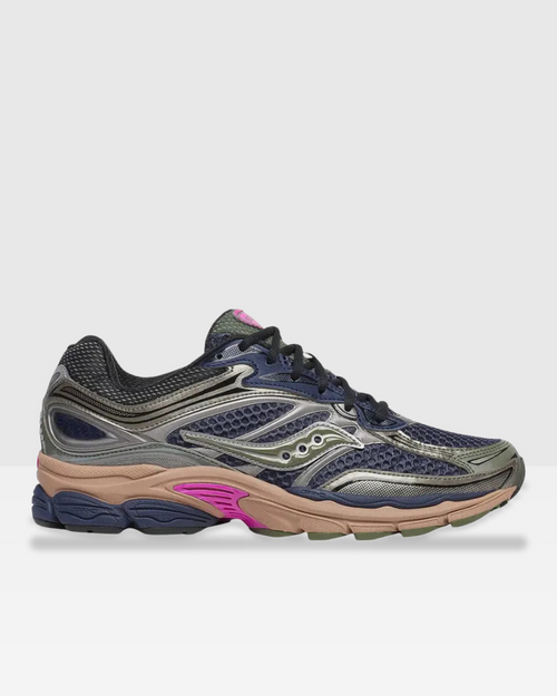 Saucony Progrid Omni 9 - Argenté/Bleu - Footkorner