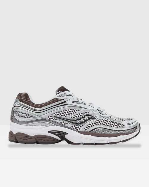 Saucony Progrid Omni 9 - Blanc/marron - Footkorner
