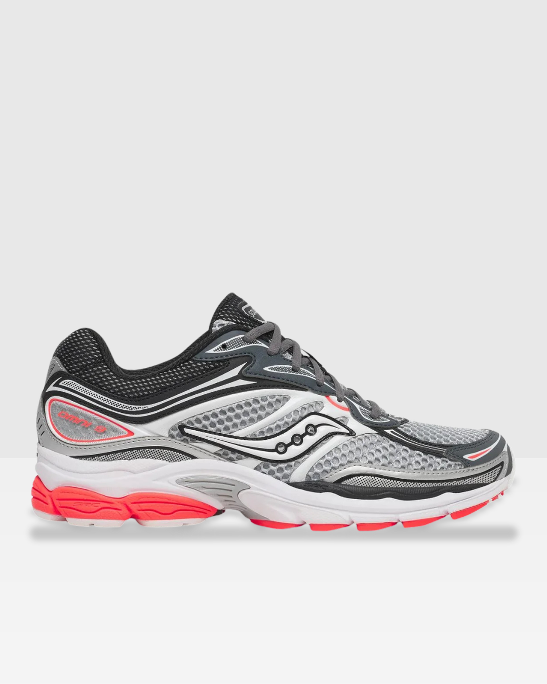 FootkornerSaucony ProGrid Omni 9 Cadet - Grau/Weiß/Rot