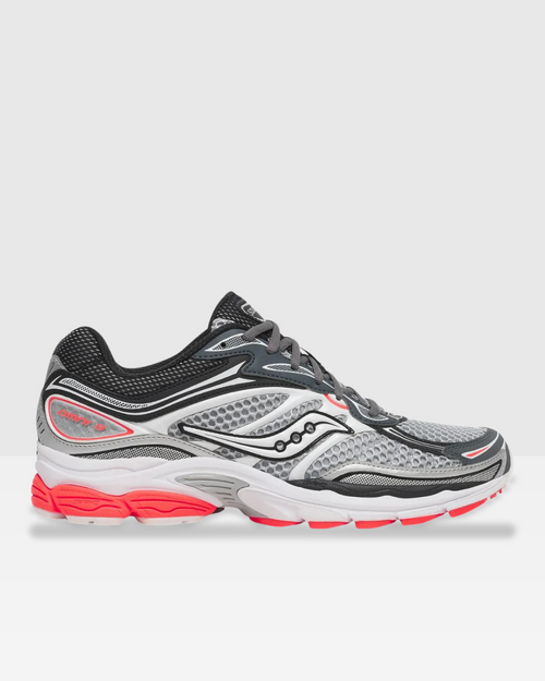 Saucony ProGrid Omni 9 Cadet - Grau/Weiß/Rot - Footkorner
