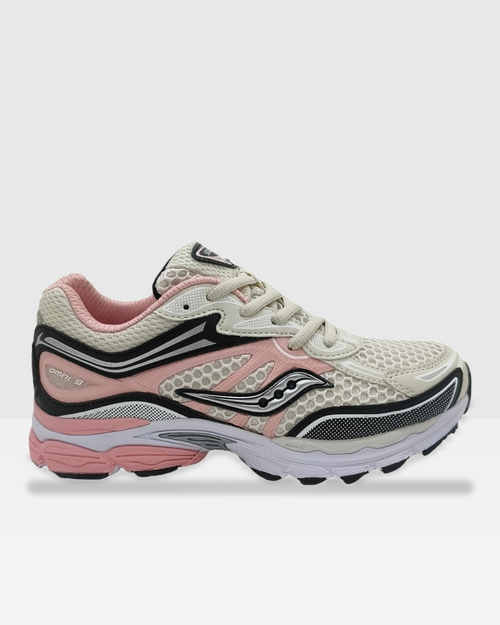 Saucony Progrid Omni 9 Junior - Rose/Blanc - Footkorner