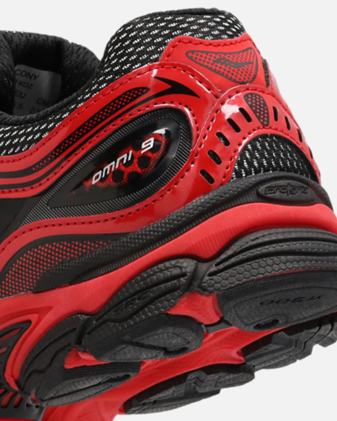 FootkornerSaucony Progrid Omni 9 Junior - Rojo/Negro