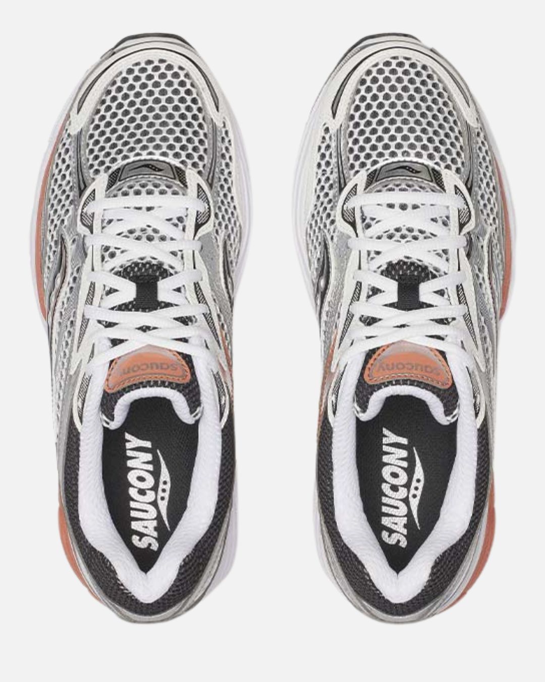 FootkornerSaucony Progrid Omni 9 "Silver" - Gris/Orange