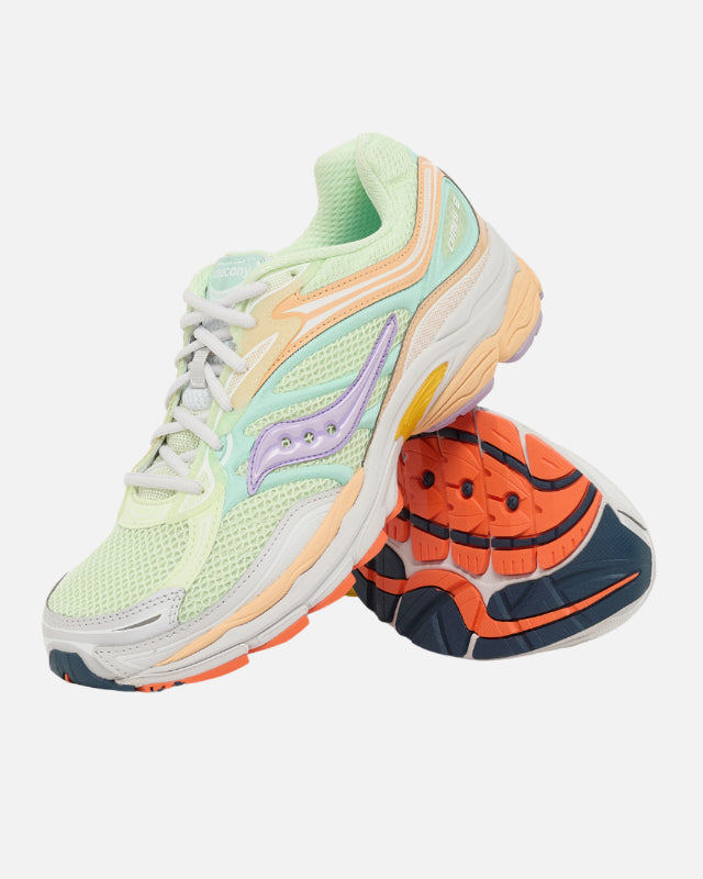FootkornerSaucony Progrid Omni 9 - Vert/Orange/Violet