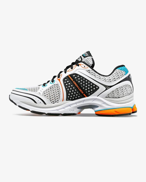 Saucony Progrid Triumph 4 - White/Orange/Black - Footkorner