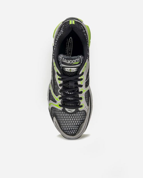 Saucony Progrid Triumph 4 - Black/Yellow - Footkorner