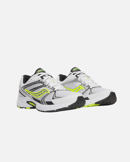 Saucony Ride Millennium - Blanc/Noir/Jaune - Footkorner