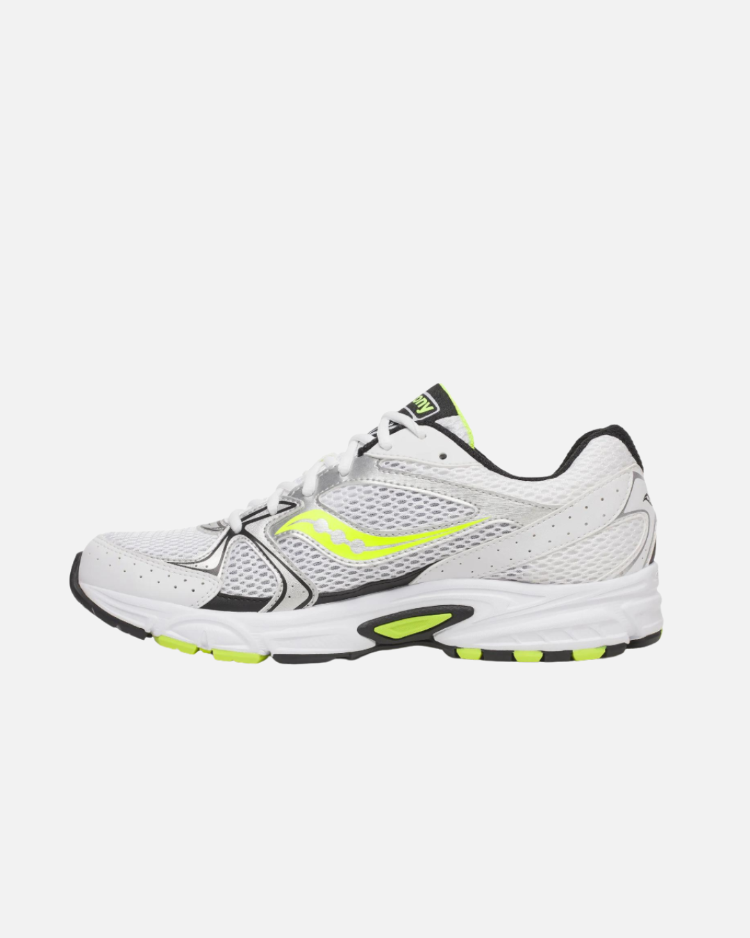 FootkornerSaucony Ride Millennium - Blanc/Noir/Jaune