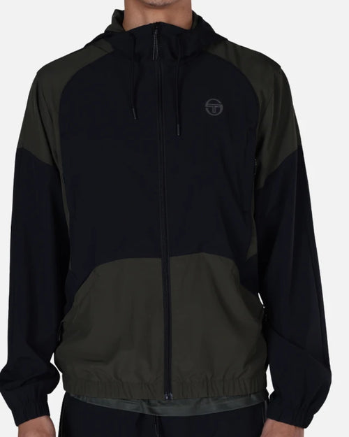 Veste Sergio Tacchini Grecale Track - Vert/Noir - Footkorner