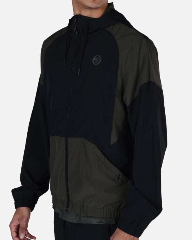 FootkornerVeste Sergio Tacchini Grecale Track - Vert/Noir